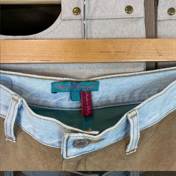 Patty shelabarger suede & denim pants VINTAGE - Picture 7 of 15